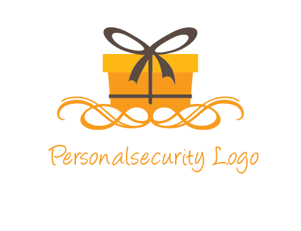 elegant gift box logo