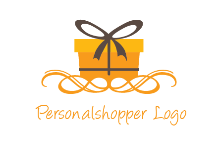 elegant gift box logo