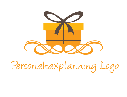 elegant gift box logo