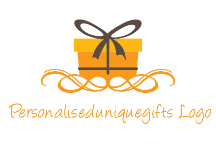 elegant gift box logo
