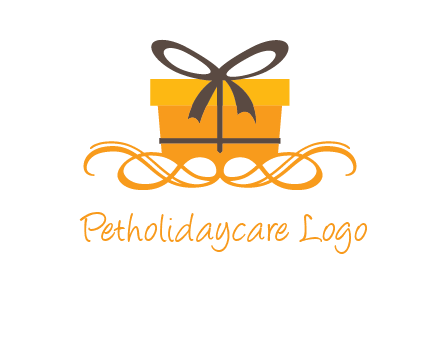 elegant gift box logo