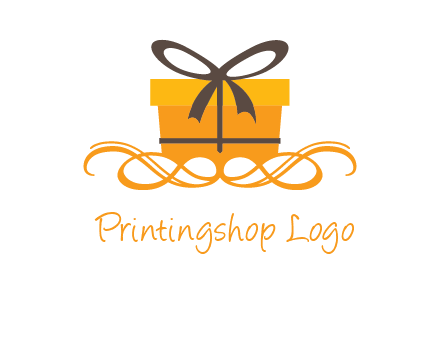 elegant gift box logo
