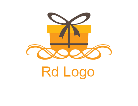 elegant gift box logo