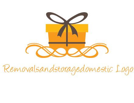 elegant gift box logo