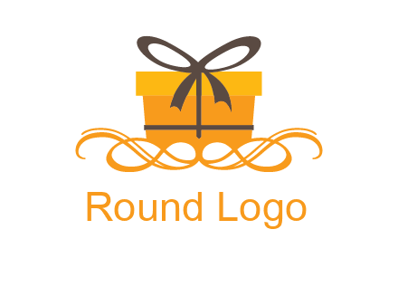 elegant gift box logo