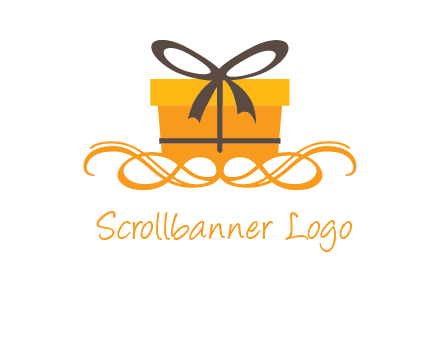 elegant gift box logo