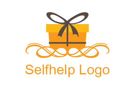 elegant gift box logo