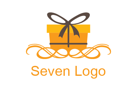 elegant gift box logo