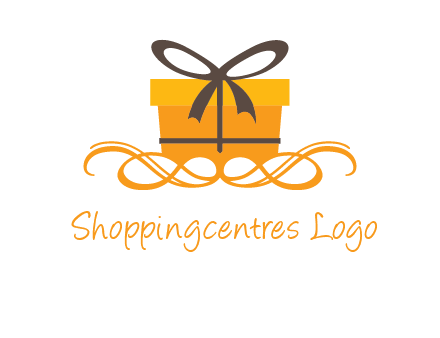 elegant gift box logo