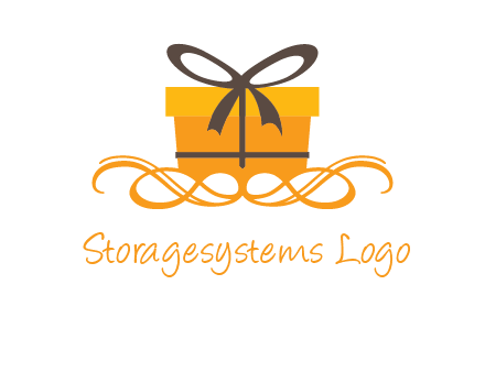 elegant gift box logo