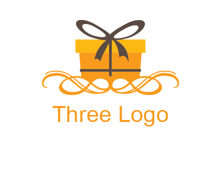 elegant gift box logo