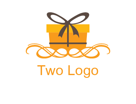 elegant gift box logo