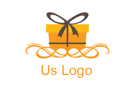 elegant gift box logo