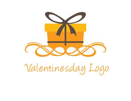 elegant gift box logo