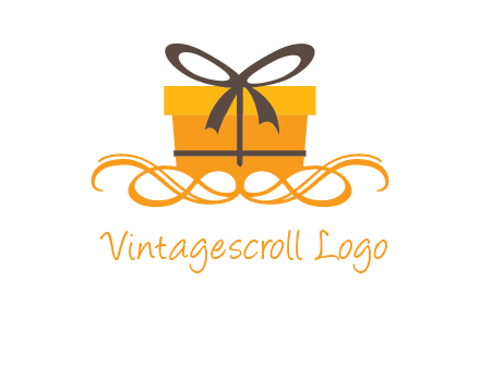 elegant gift box logo