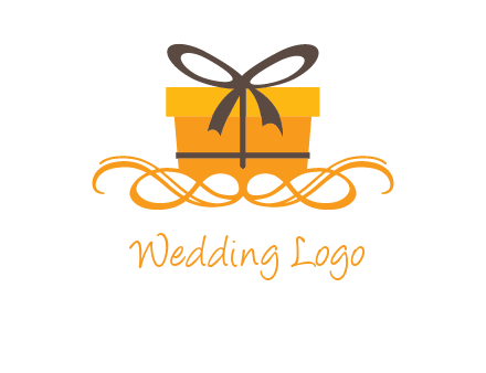 elegant gift box logo