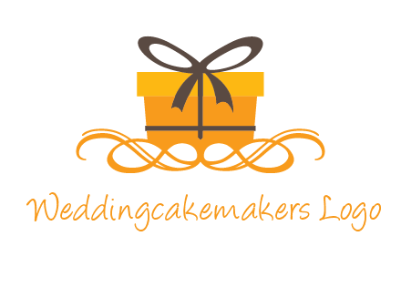 elegant gift box logo