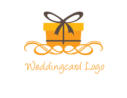 elegant gift box logo