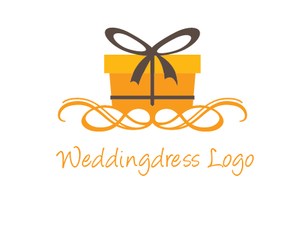 elegant gift box logo