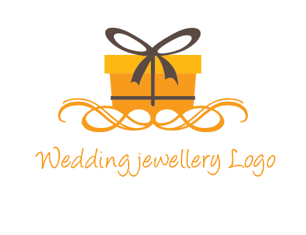 elegant gift box logo