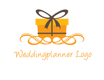 elegant gift box logo