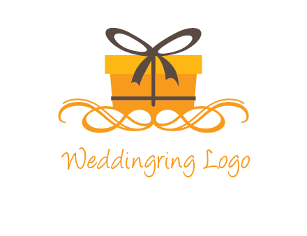 elegant gift box logo