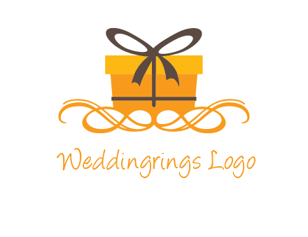 elegant gift box logo