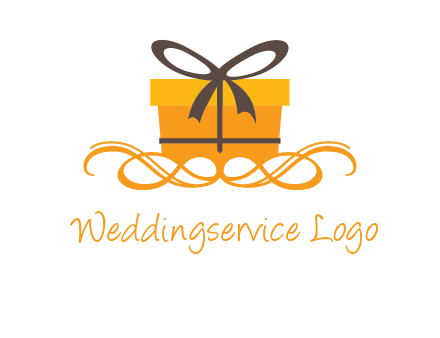 elegant gift box logo