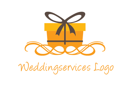 elegant gift box logo