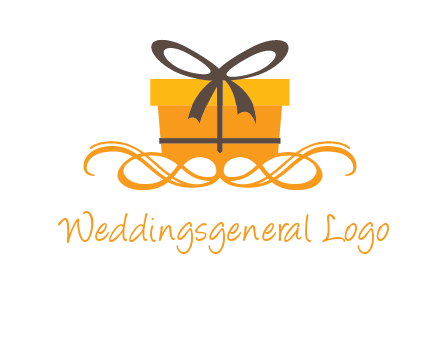 elegant gift box logo