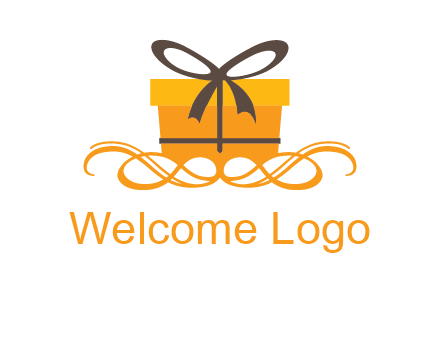 elegant gift box logo