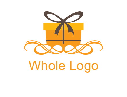 elegant gift box logo