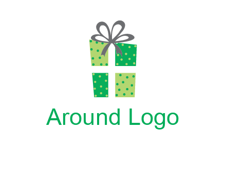 polka dots present logo