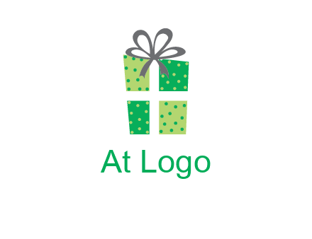 polka dots present logo