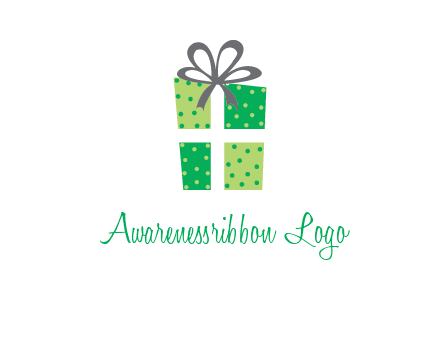 polka dots present logo