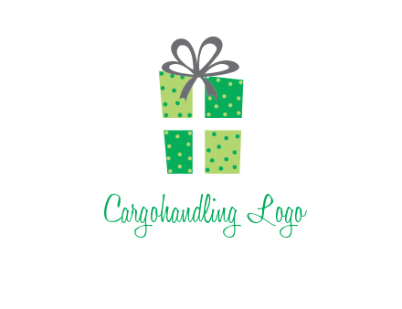 polka dots present logo