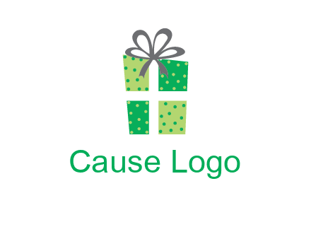 polka dots present logo