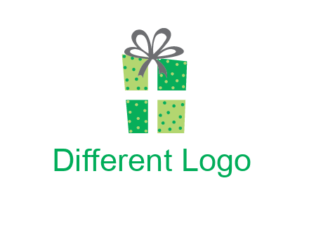 polka dots present logo
