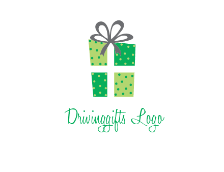 polka dots present logo