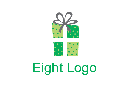 polka dots present logo