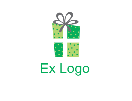 polka dots present logo