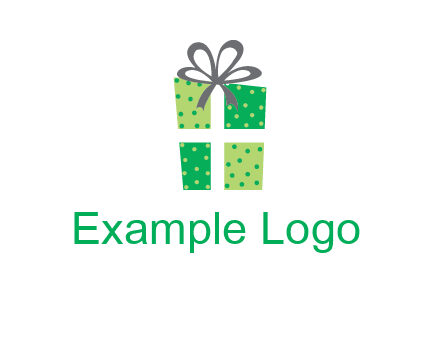 polka dots present logo