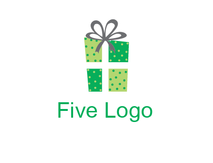 polka dots present logo