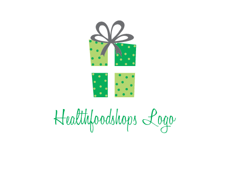 polka dots present logo