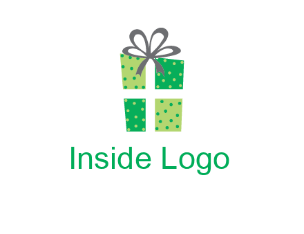 polka dots present logo