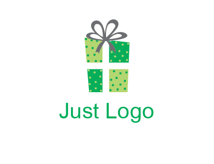 polka dots present logo