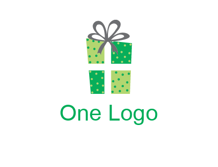 polka dots present logo