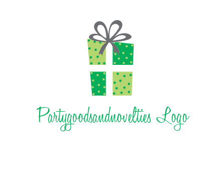 polka dots present logo