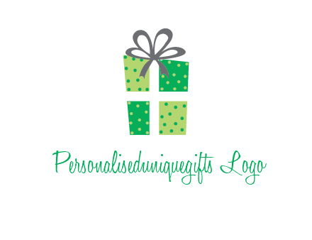 polka dots present logo