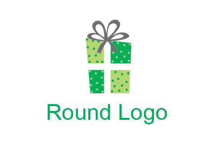 polka dots present logo